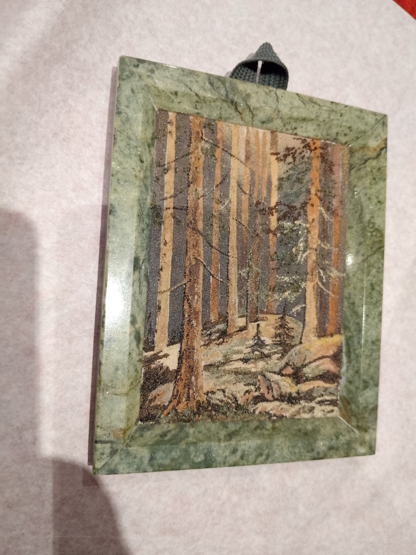 Marmor Bild mit Steinpulver Gestaltung