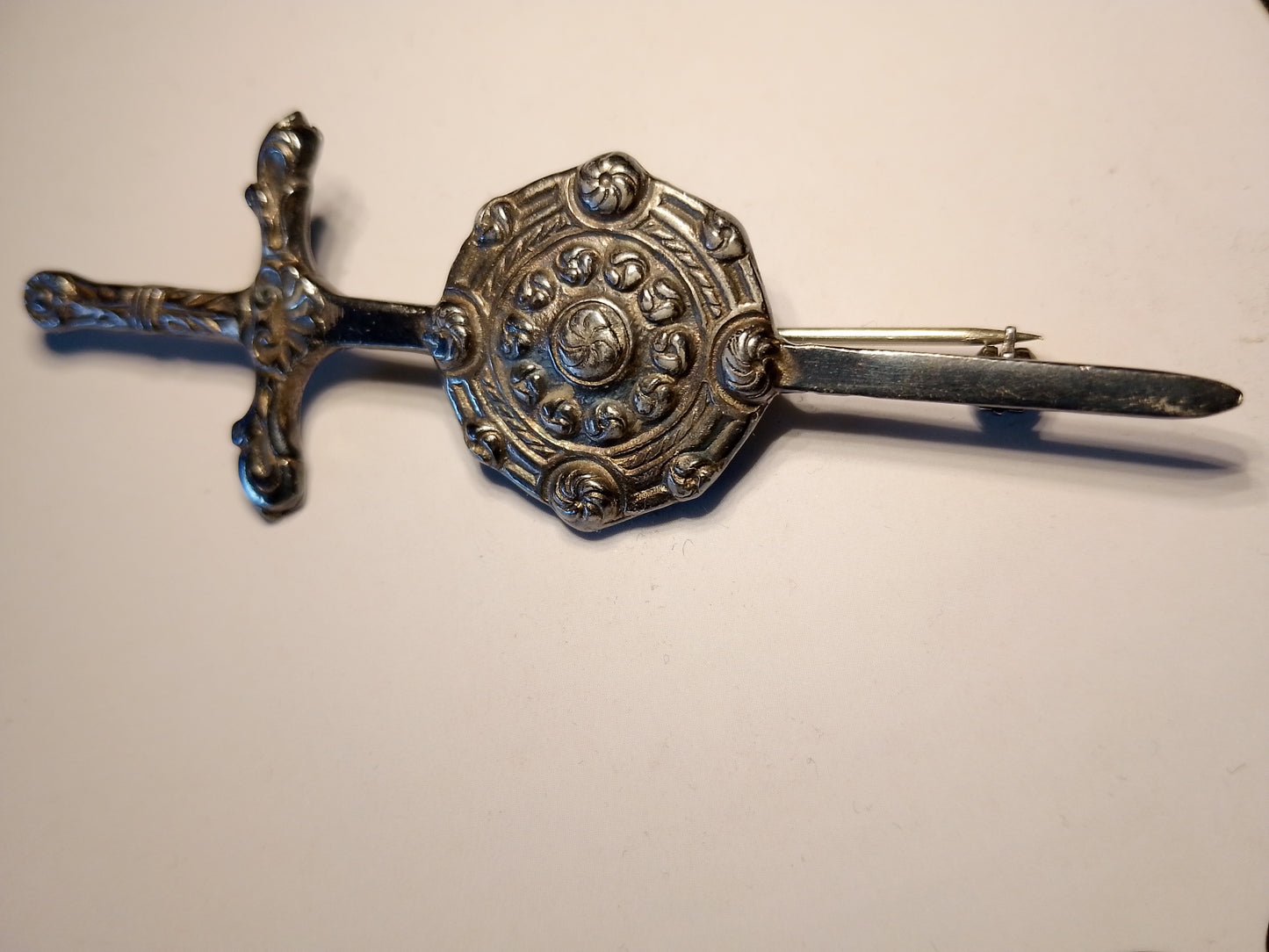 Schottische Kilt Nadel Broche 1949 von Robert Alsison