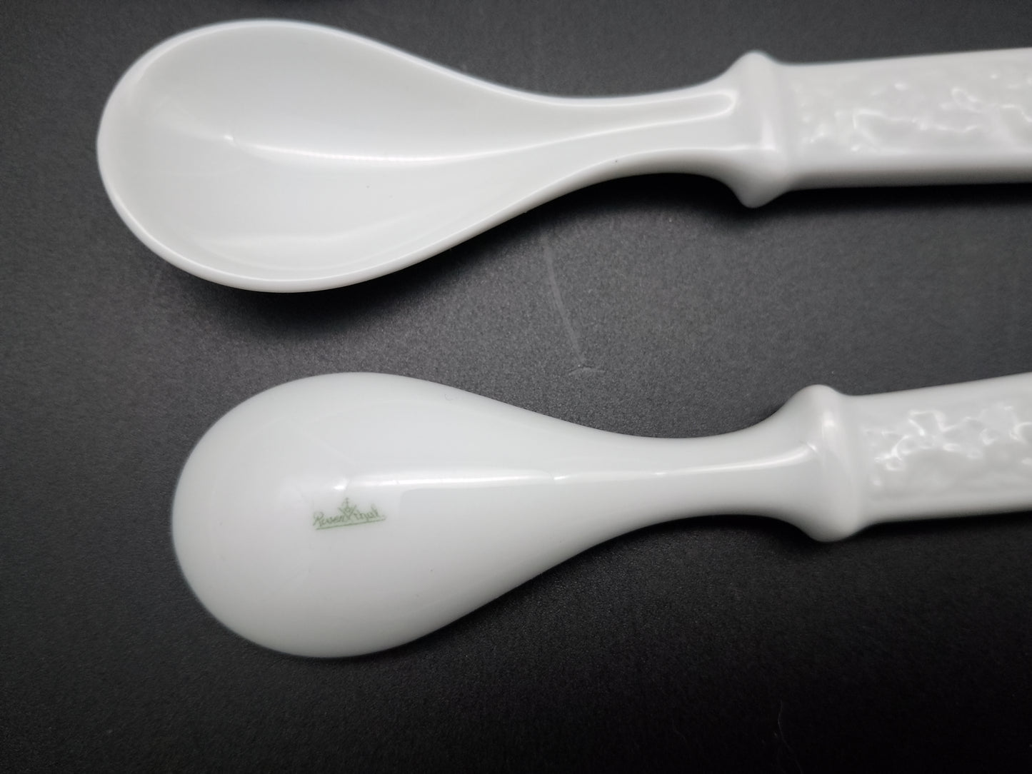 Porzellan Eierlöffel von Rosenthal aus der Serie Maria Weiss