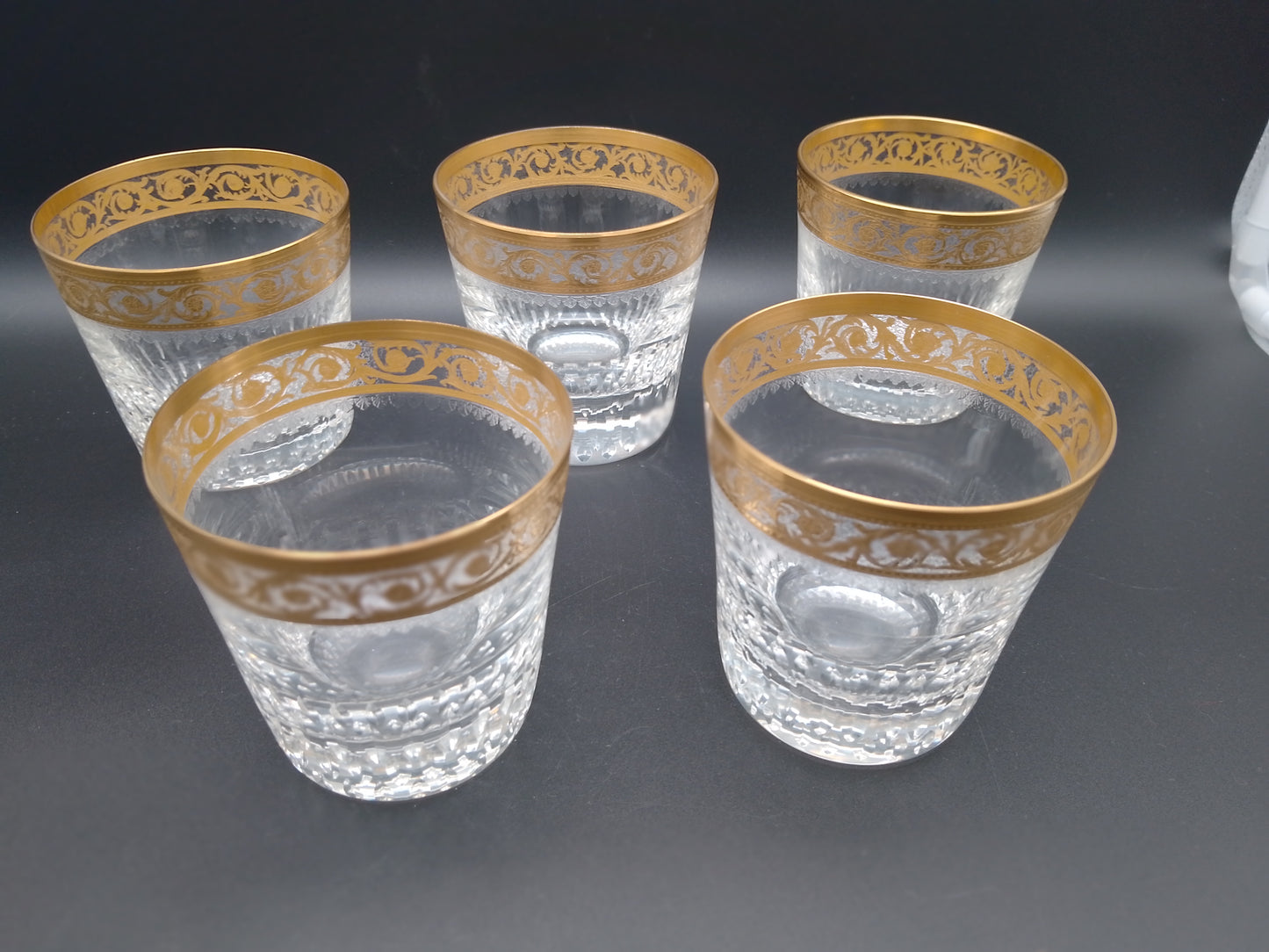 Whisky-Gläser Thistle Gold - Kristallmanufaktur Saint-Louis