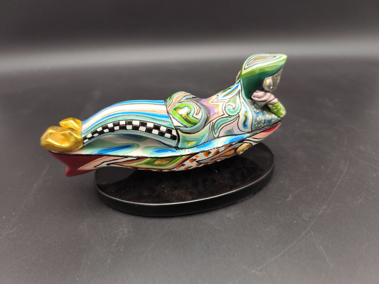 Tom's Drag Zodiac Skulptur Fisch – Handbemalt