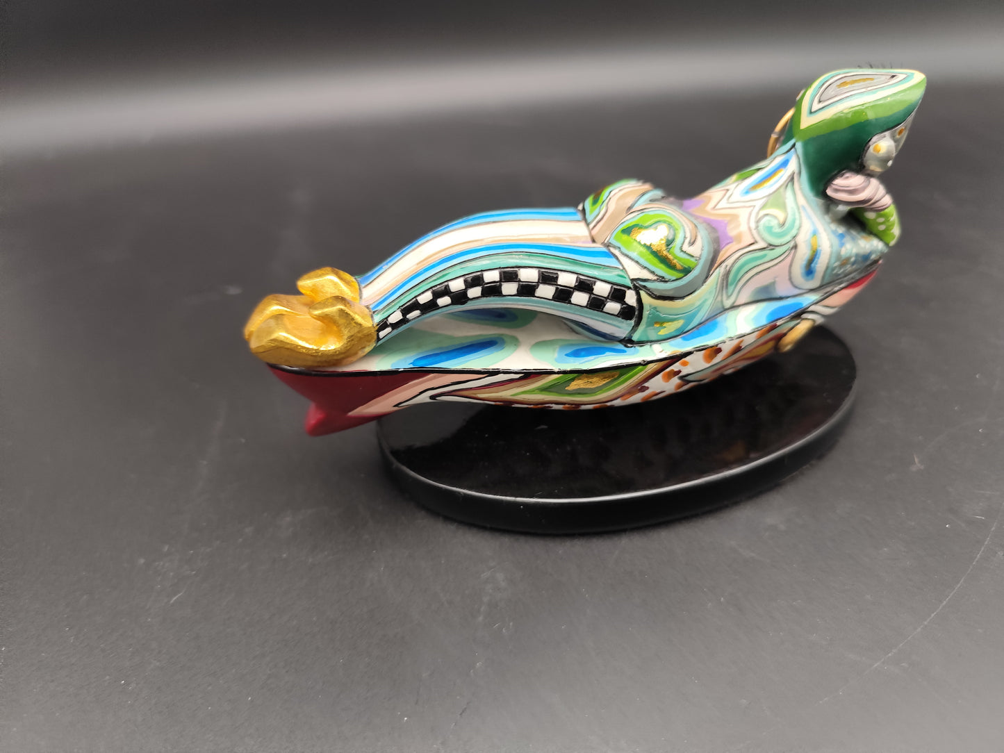 Tom's Drag Zodiac Skulptur Fisch – Handbemalt