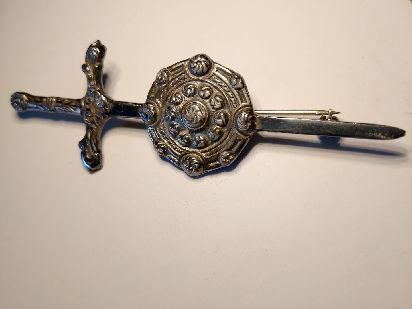 Schottische Kilt Nadel Broche 1949 von Robert Alsison